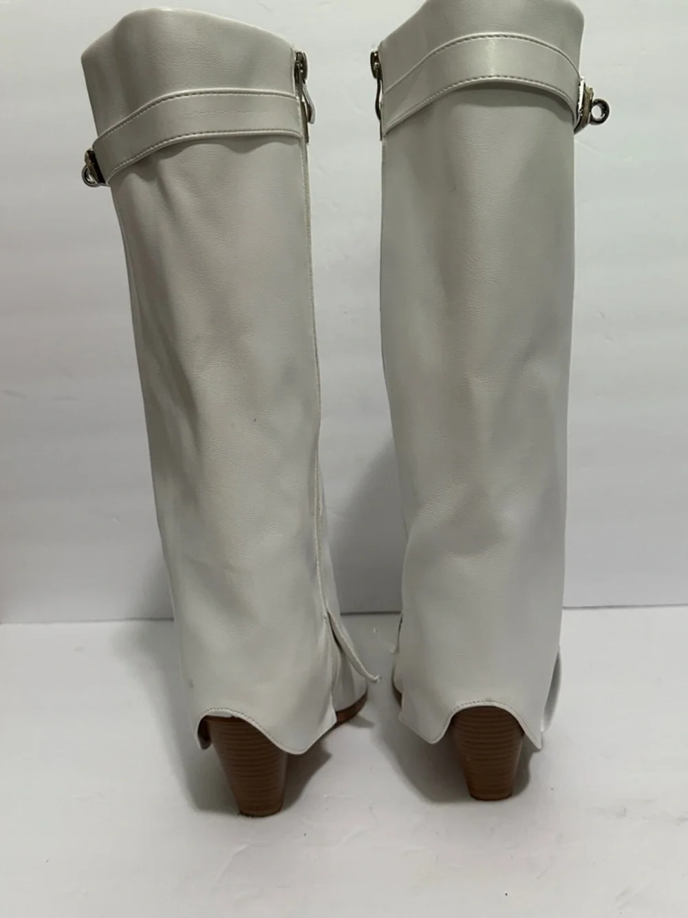 Fashion Nova chill out Knee High Boots with buckle 7